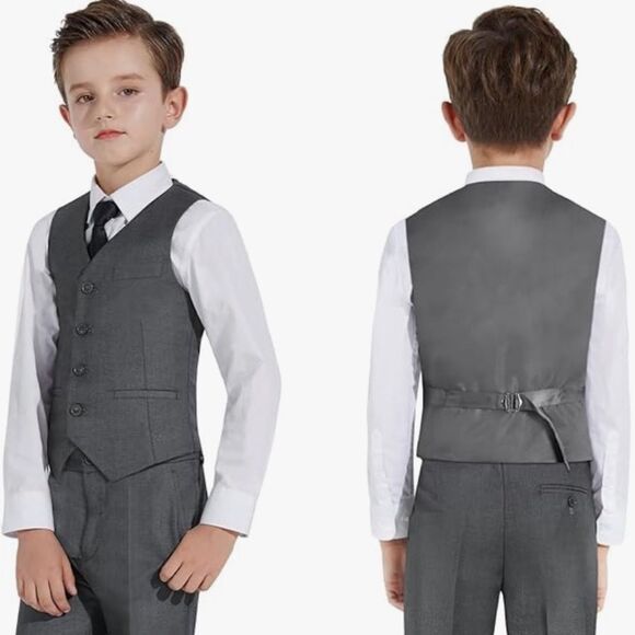 NWT Plavict Dark Grey youth boys size 14 - Picture 1 of 9